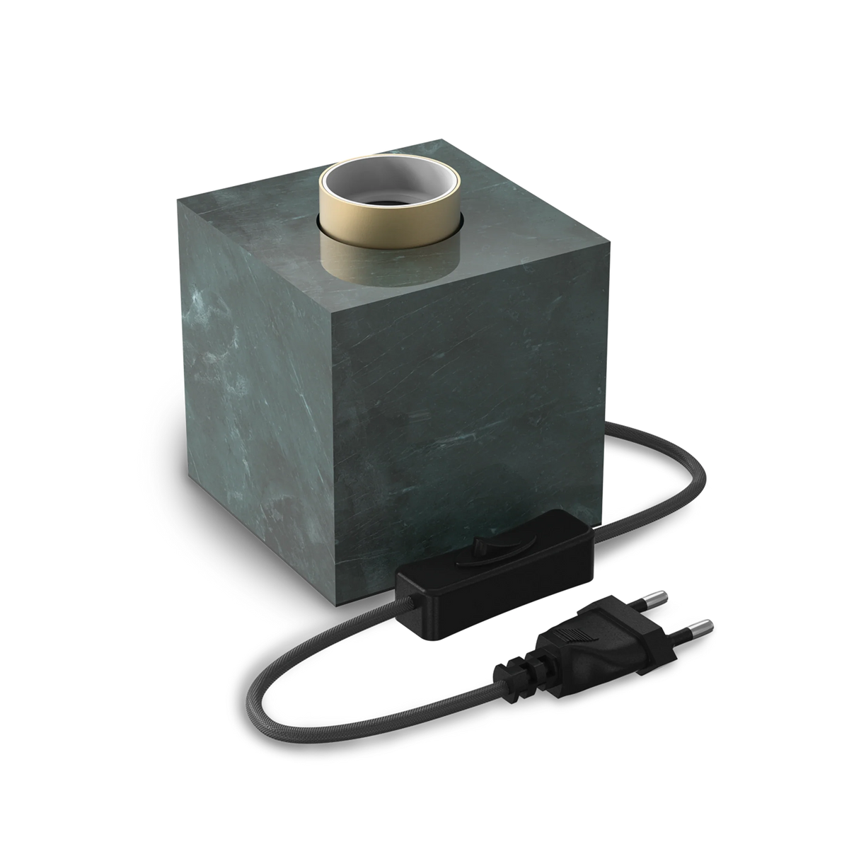Pöytäval. Kuutio Vihreä Marble