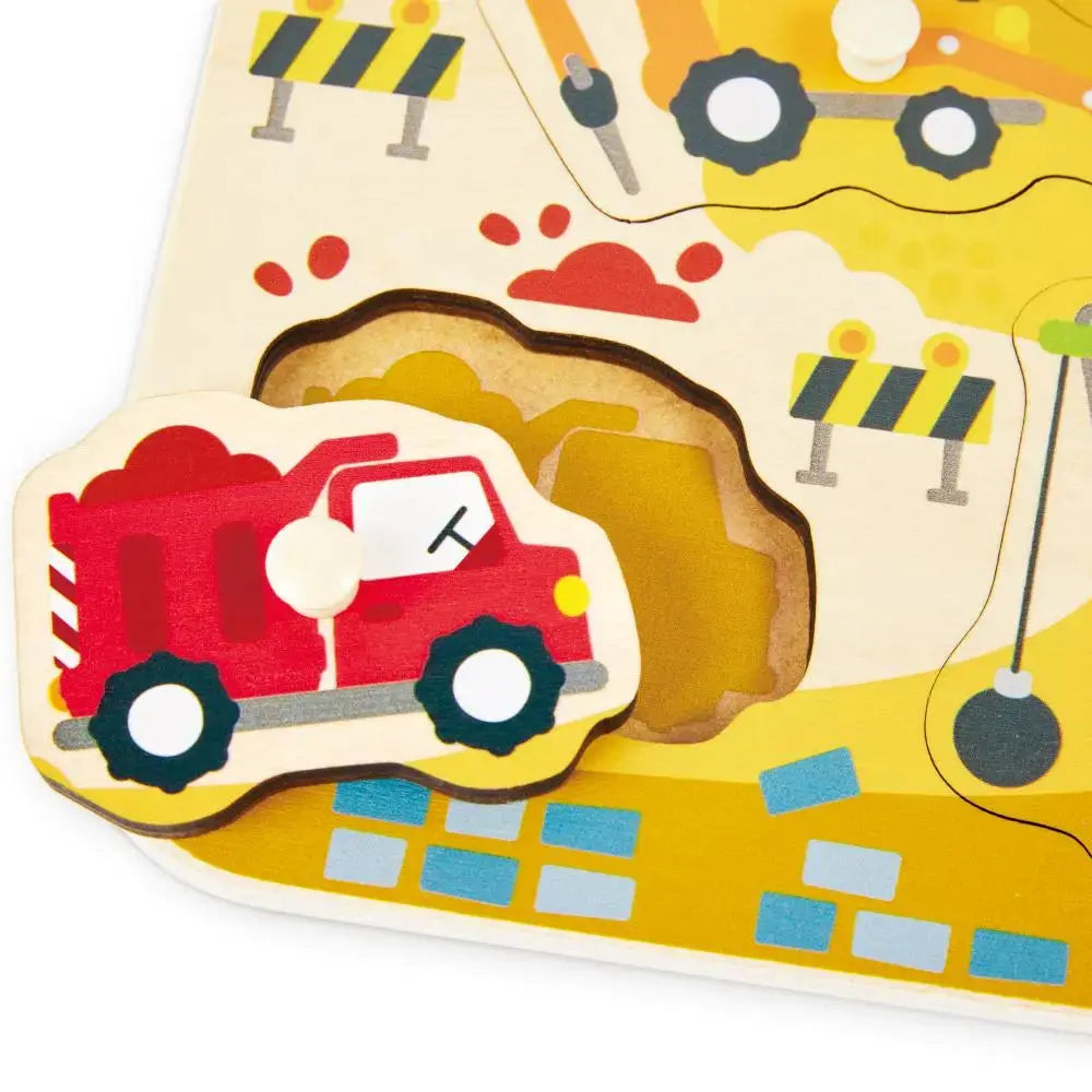 Hape Rakennustyömaa Nuppipalapeli