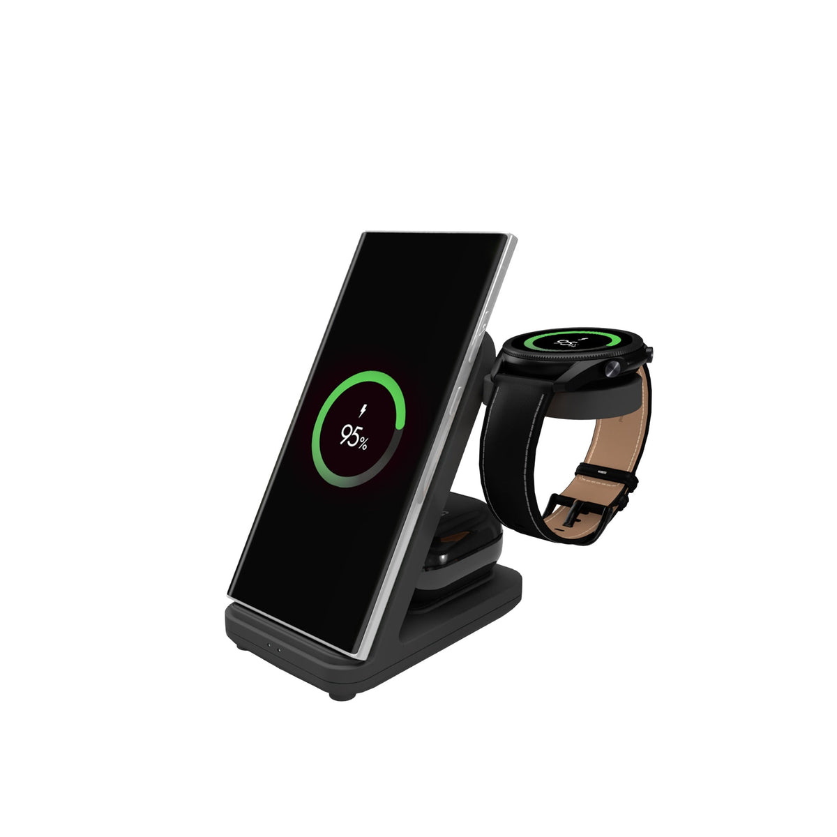3in1 Latausasema Samsung laitteille