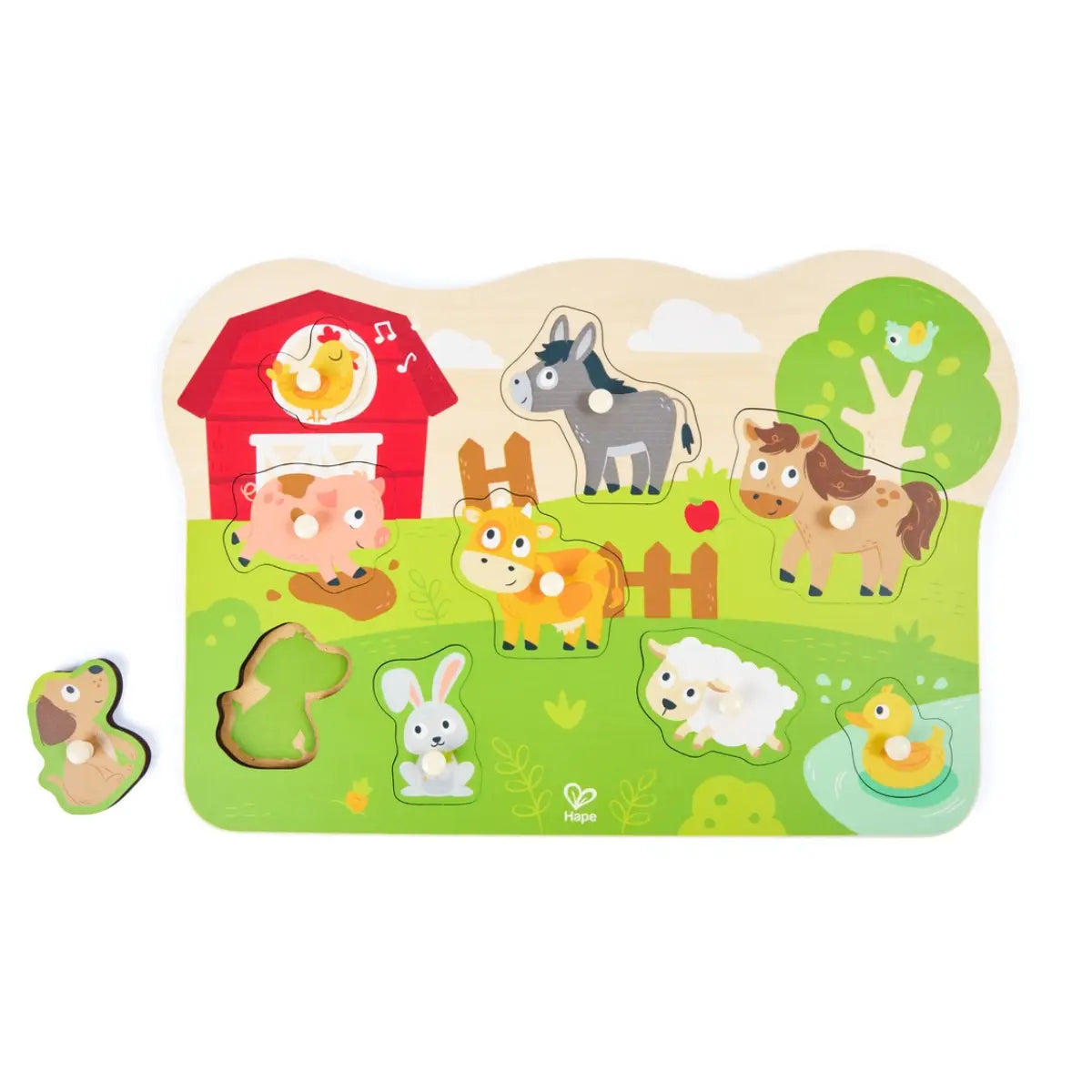 Hape Maatilan Eläimet Nuppipalapeli
