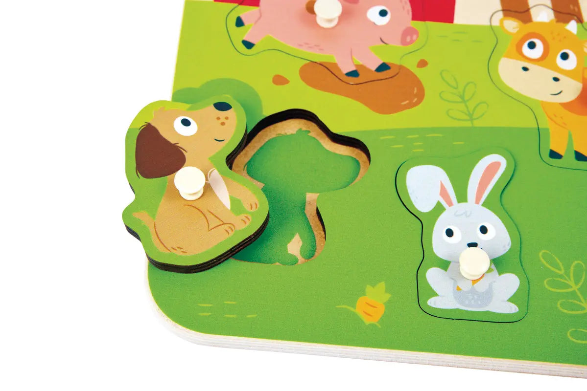Hape Maatilan Eläimet Nuppipalapeli