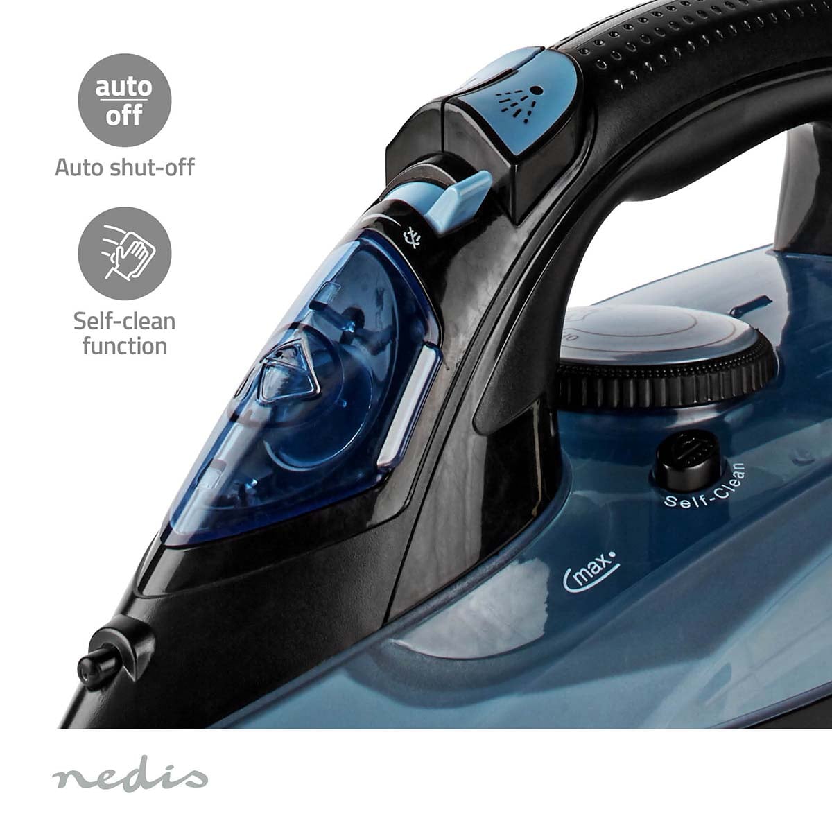 Nedis Höyrysilitysrauta | 2600 w | Keraaminen | 0.32 l