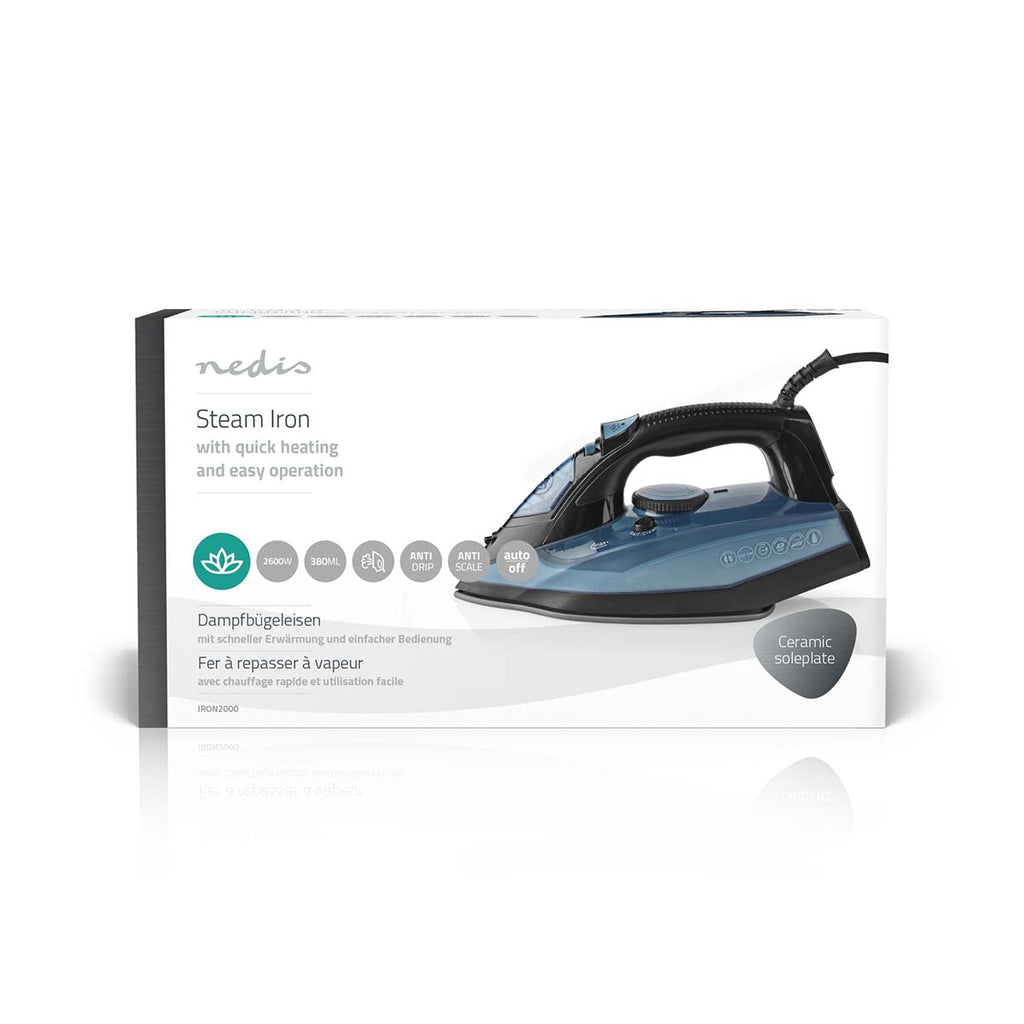Nedis Höyrysilitysrauta | 2600 w | Keraaminen | 0.32 l