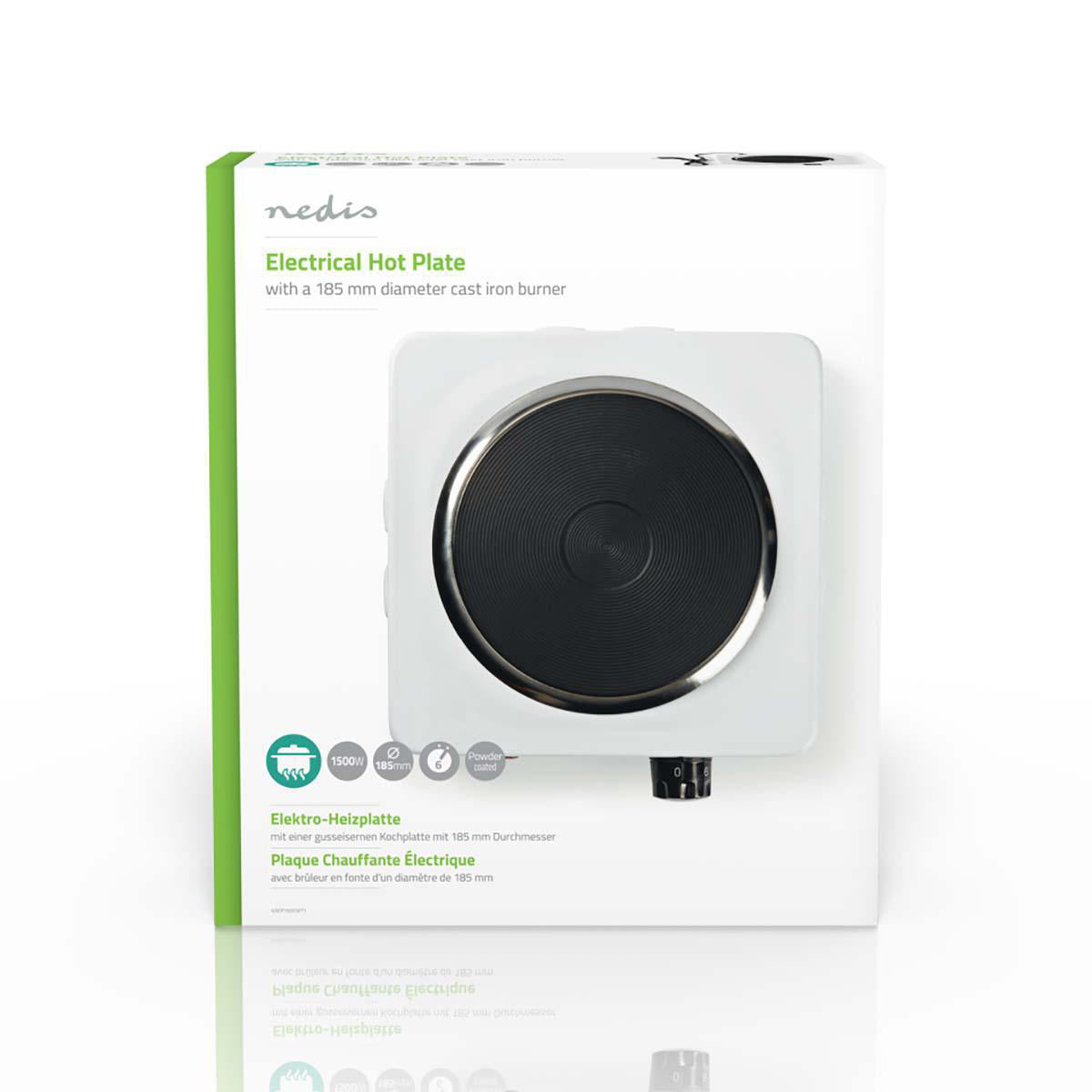 Nedis Keittolevy | Keittoalueet: 1 | 1500 w