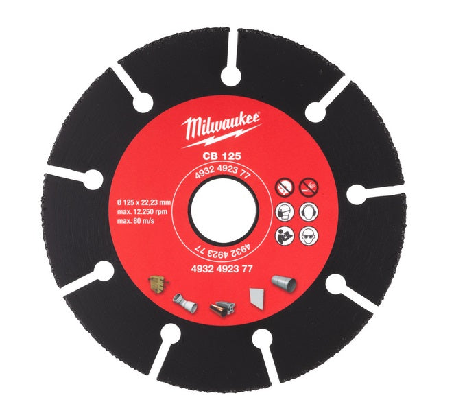 Karbiditerä 125 mm Milwaukee