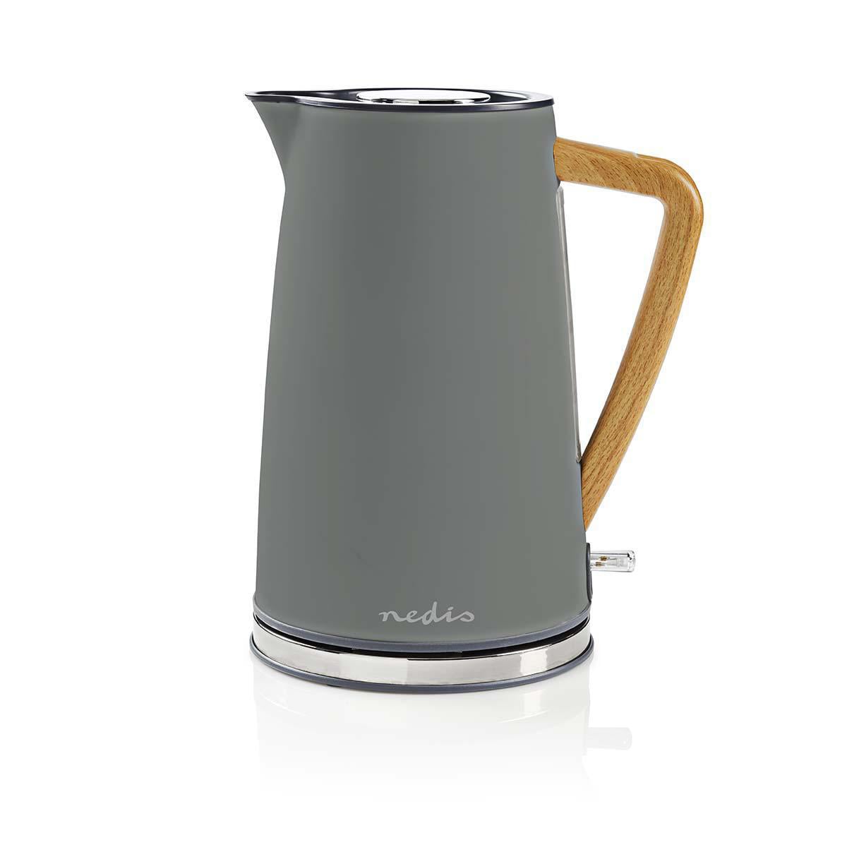 Nedis Vedenkeitin | 1.7 l | Harmaa
