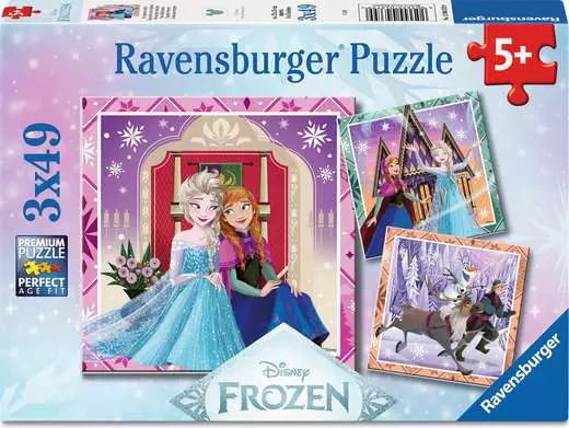 Ravensburger palapeli 3 x49p
