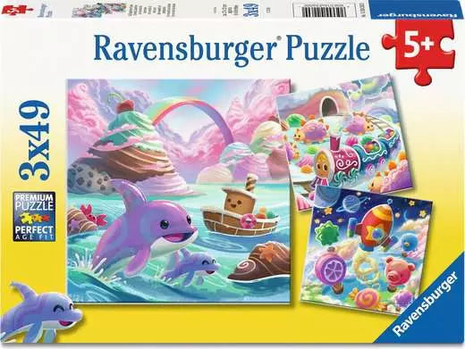Ravensburger palapeli 3x 49p