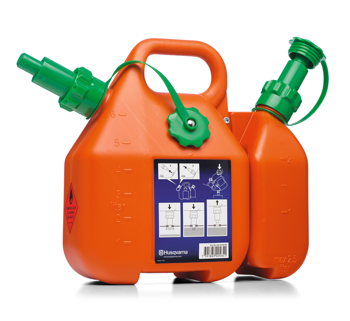 Kombikannu, 6 l/2,5 l