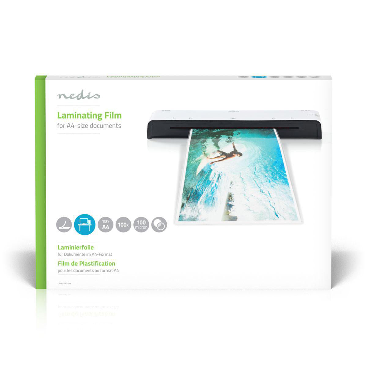 Nedis Laminointifilmi | A4 | 100 µm | 100 kpl