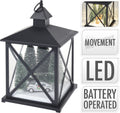 LED lyhty koristeilla