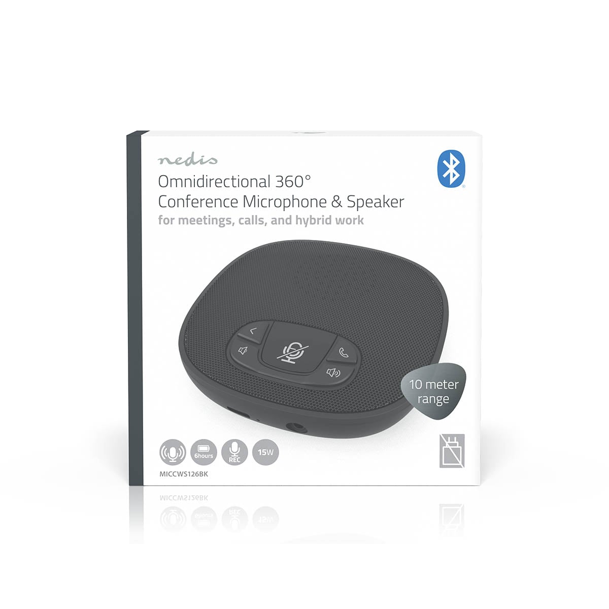 Nedis Konferenssikaiutin | Bluetooth® | 15 w