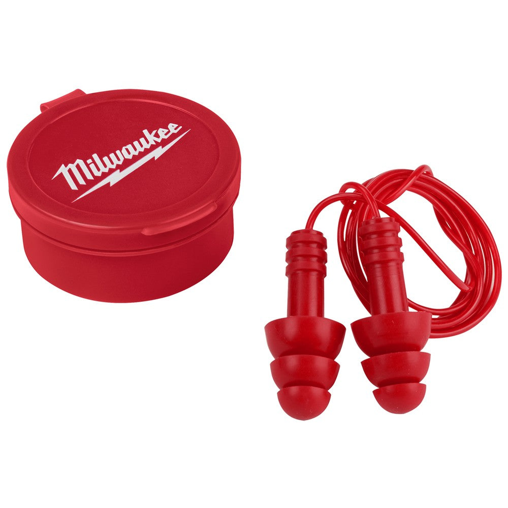 Korvatulppa nauhalla (32 db) 3 kpl Milwaukee