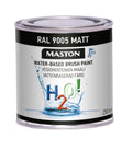 Maali H2O! RAL9005 Matt - Syvänmusta matta 250 ml