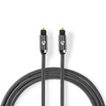 Nedis Optinen Audiokaapeli | TosLink uros - uros | 2.00 m