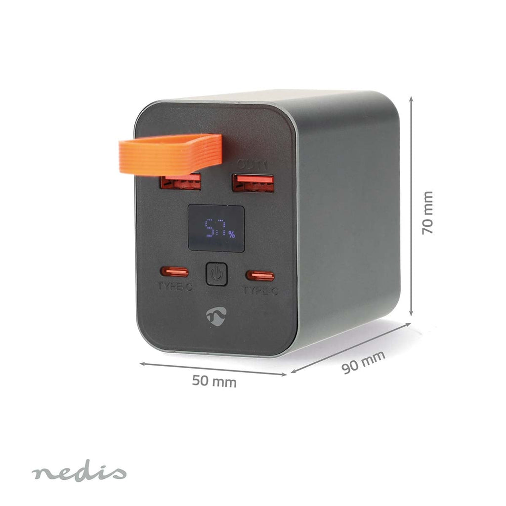Nedis Virtapankki | 30000 mah | PD3.0 100 w / QC3.0