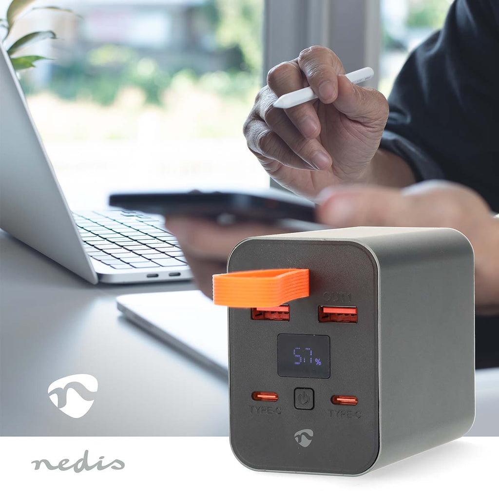 Nedis Virtapankki | 30000 mah | PD3.0 100 w / QC3.0