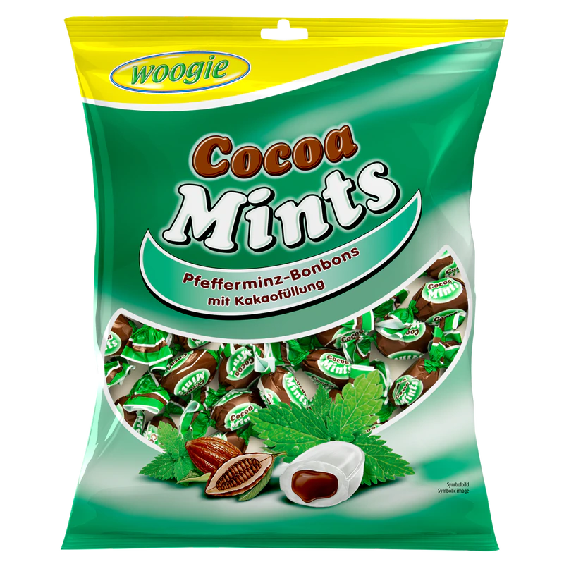 Woogie Cocoa Mints 150 g