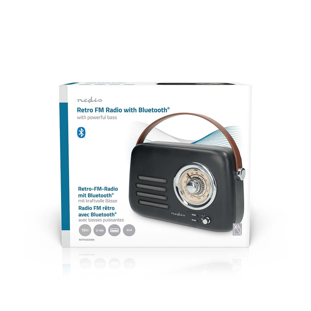 Nedis FM-radio | Bluetooth® / FM | 10 w