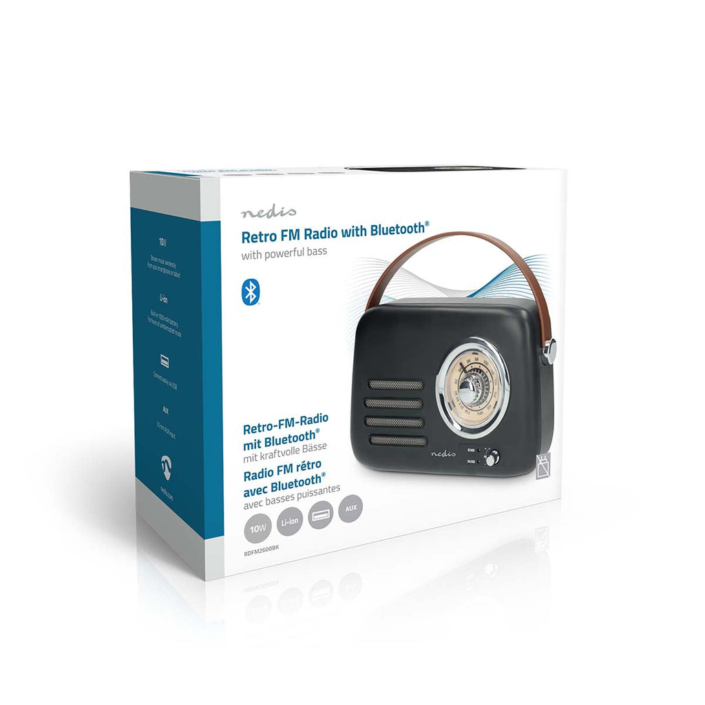 Nedis FM-radio | Bluetooth® / FM | 10 w