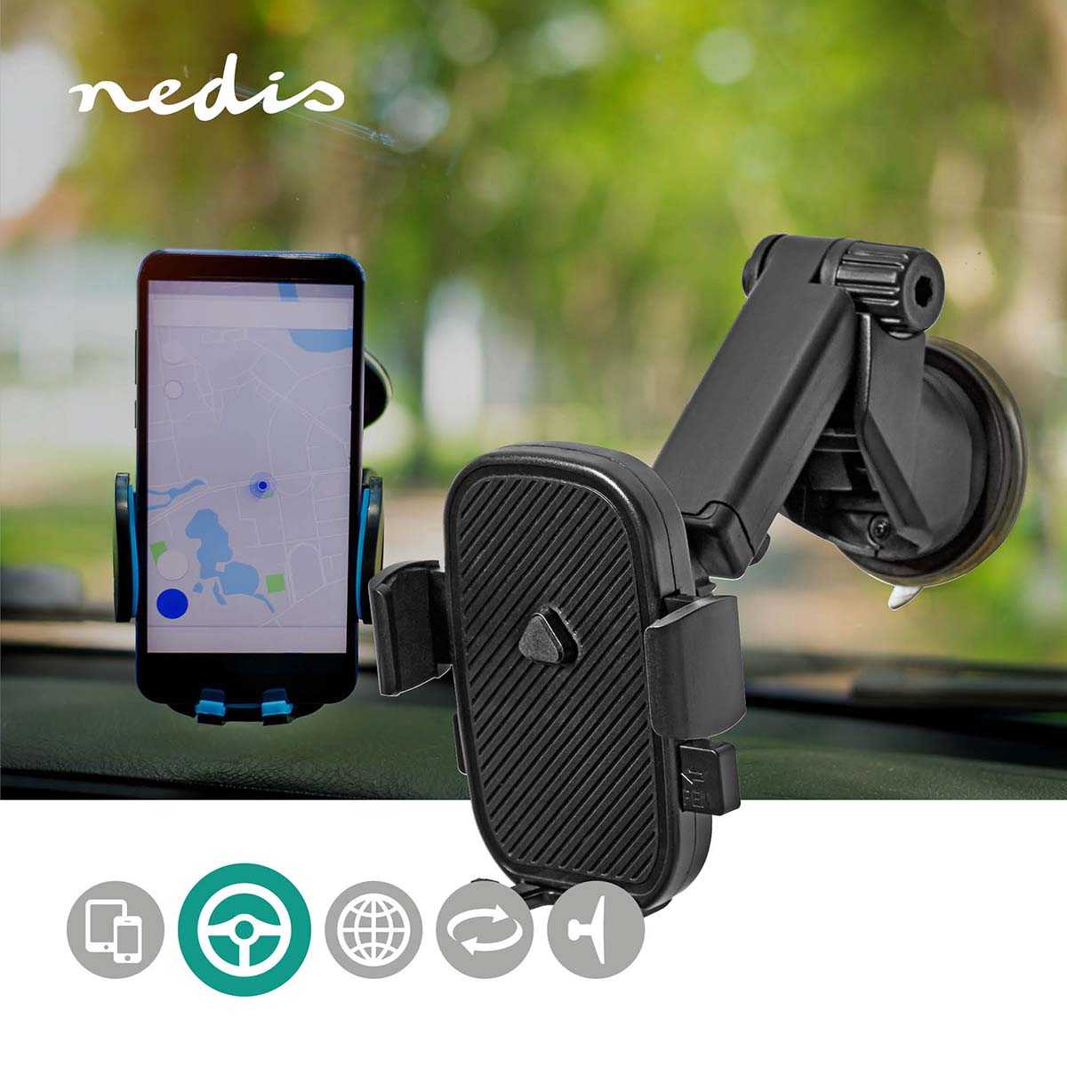 Nedis Älypuhelimen Autoteline