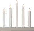 Kynttelikkö Inez 5-os. Beige