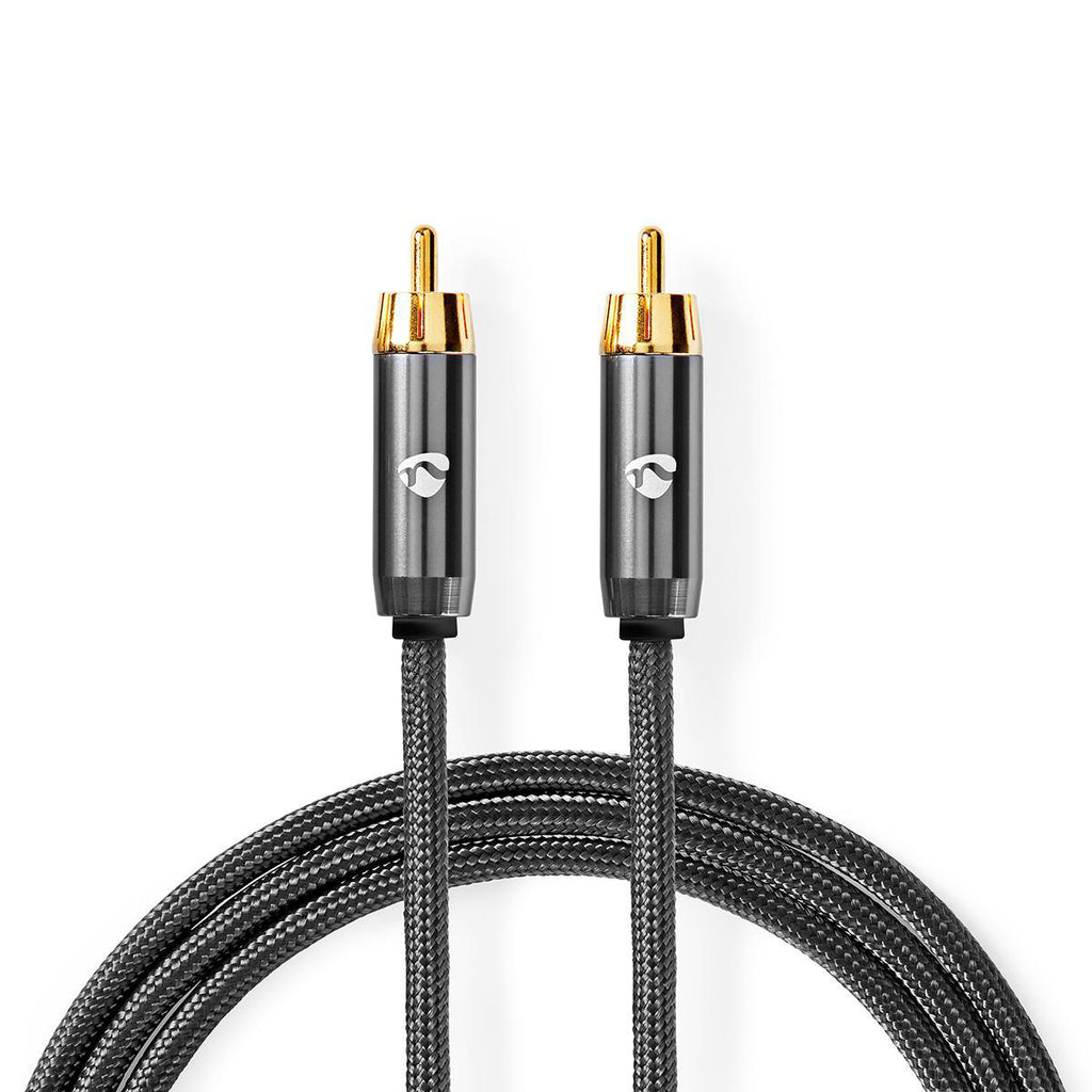 Nedis Subwoofer Kaapeli | RCA Uros - Uros | 5.00 m