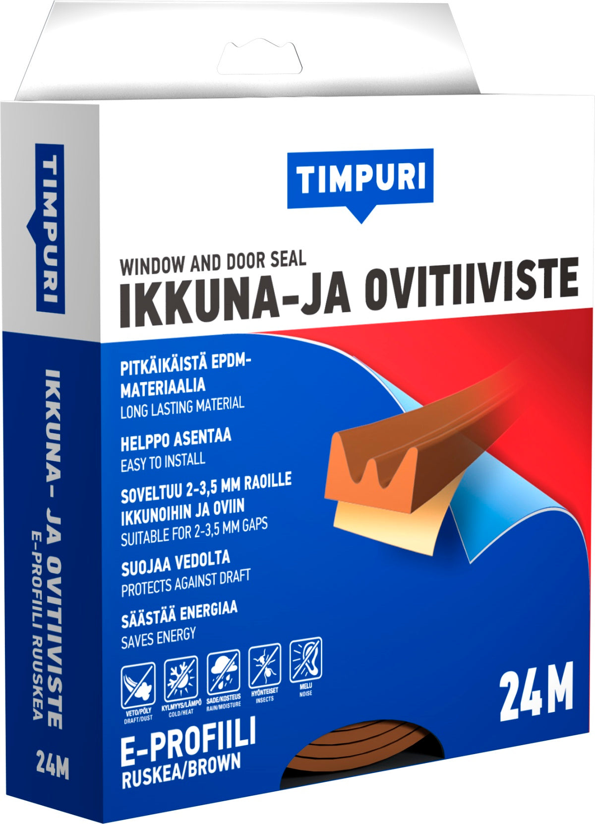 Timpuri Tiiviste e 24 m ruskea