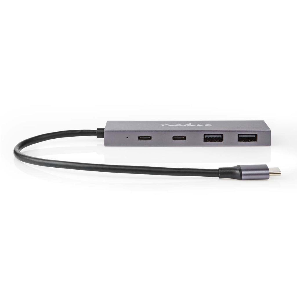 Nedis USB-keskitin | 1x usb-c to 2x usb-a + 2x usb-c
