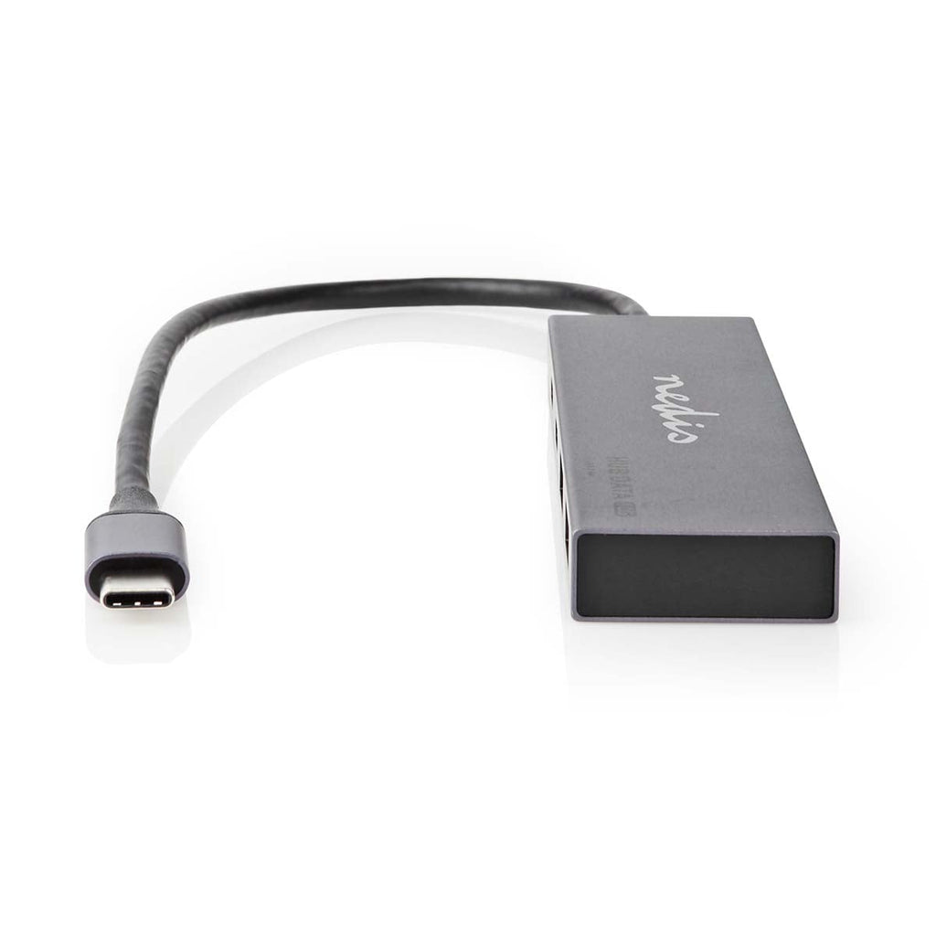 Nedis USB-keskitin | 1x usb-c to 2x usb-a + 2x usb-c