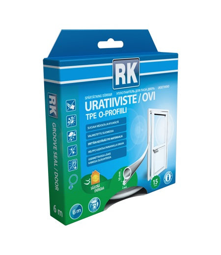 Rk Uratiiviste Ovi Valkoinen 10 mm x 6 m
