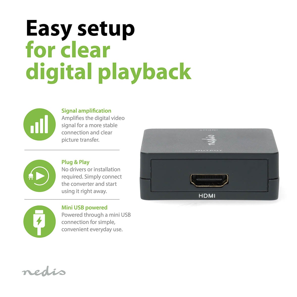 Nedis HDMI ™ Muunnin