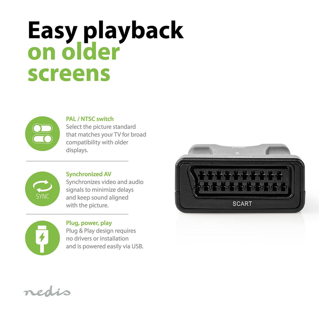 Nedis HDMI ™ Muunnin | HDMI™ -> scart