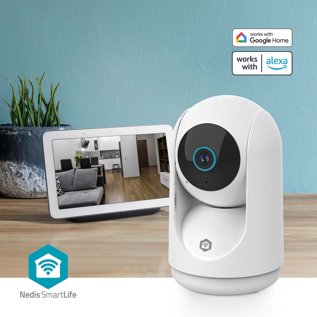 Nedis SmartLife Sisäkamera Wi-Fi | 3MP | ptz