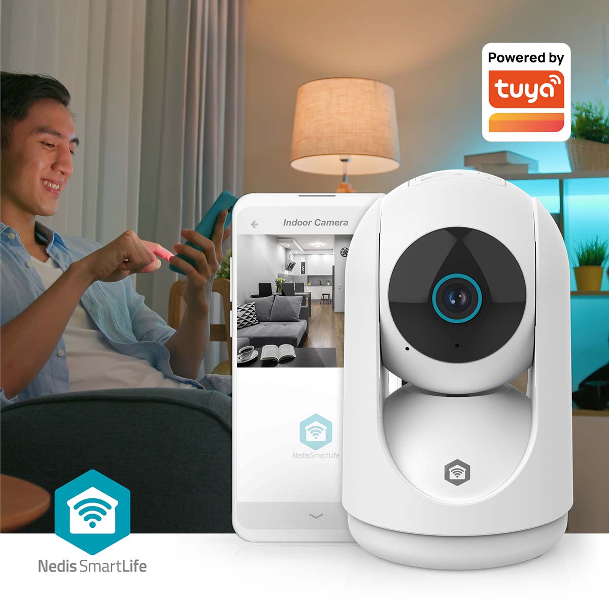 Nedis SmartLife Sisäkamera Wi-Fi | 3MP | ptz