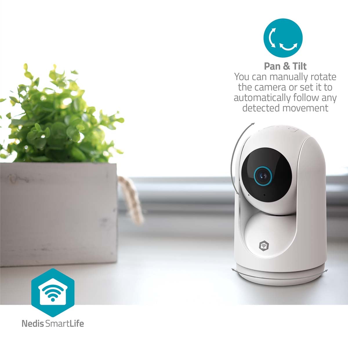 Nedis SmartLife Sisäkamera Wi-Fi | 3MP | ptz