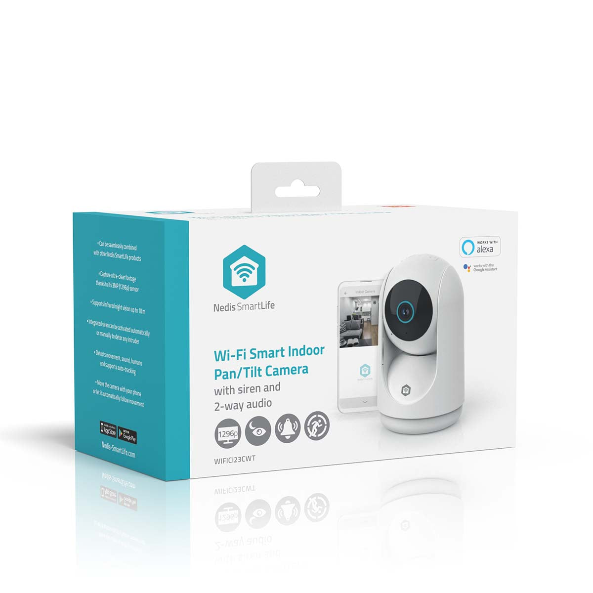 Nedis SmartLife Sisäkamera Wi-Fi | 3MP | ptz
