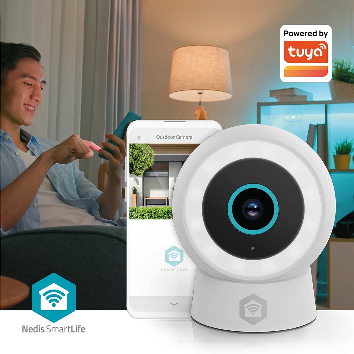 Nedis SmartLife Ulkokamera | Wi-Fi | 3MP | IP65
