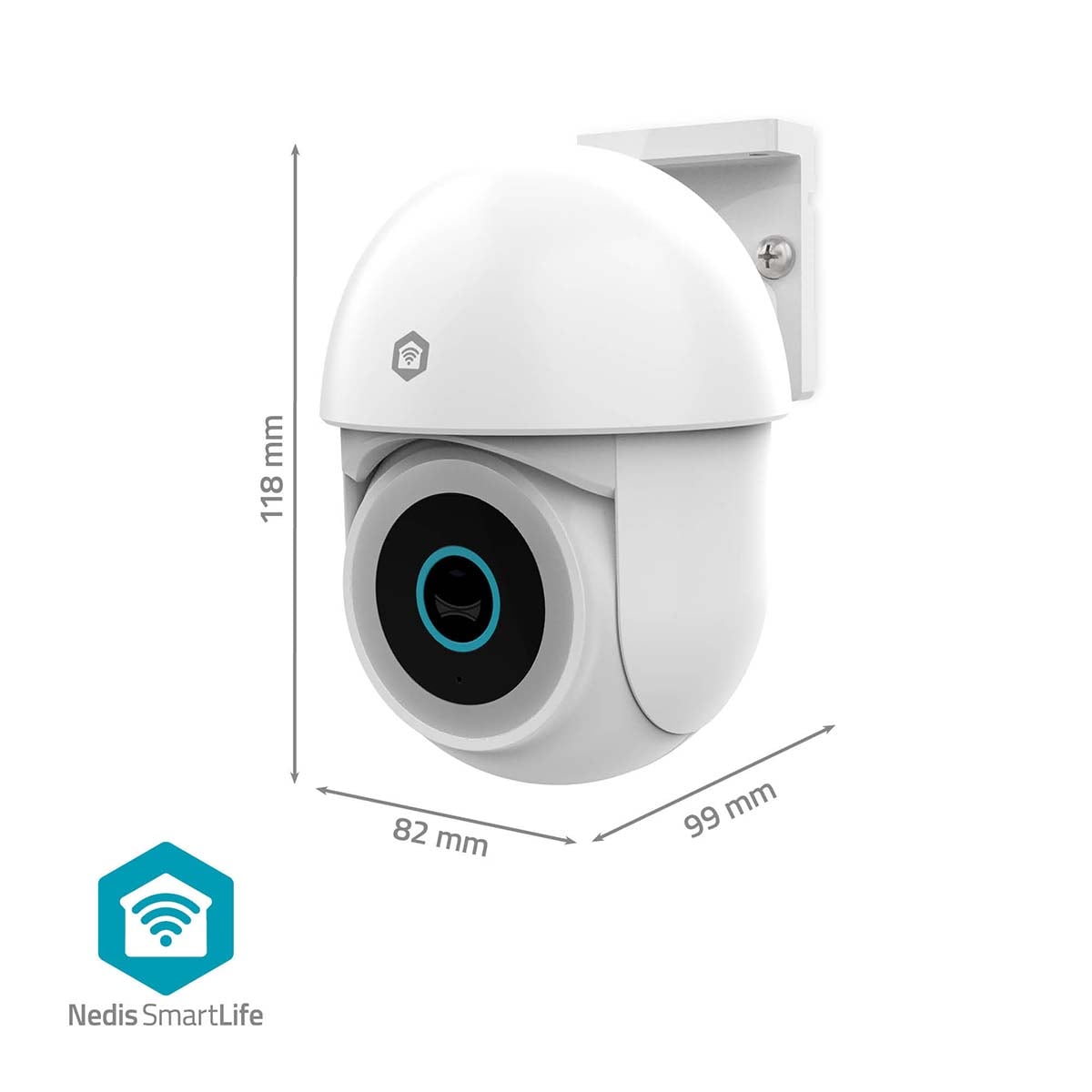 Nedis SmartLife Ulkokamera | Wi-Fi | Spotlight | ptz | IP65
