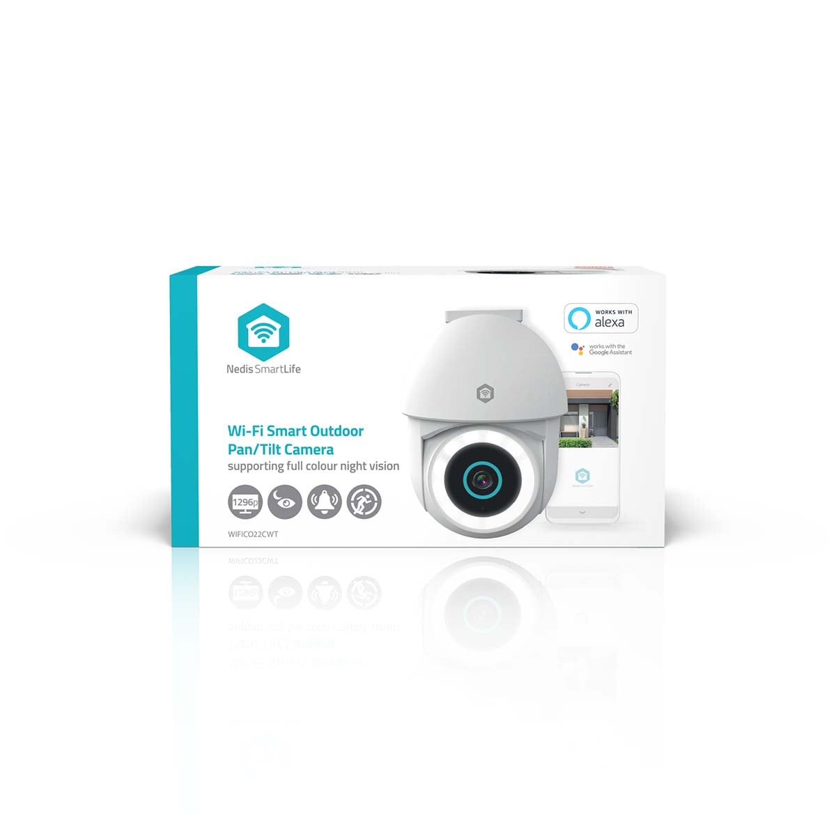 Nedis SmartLife Ulkokamera | Wi-Fi | Spotlight | ptz | IP65