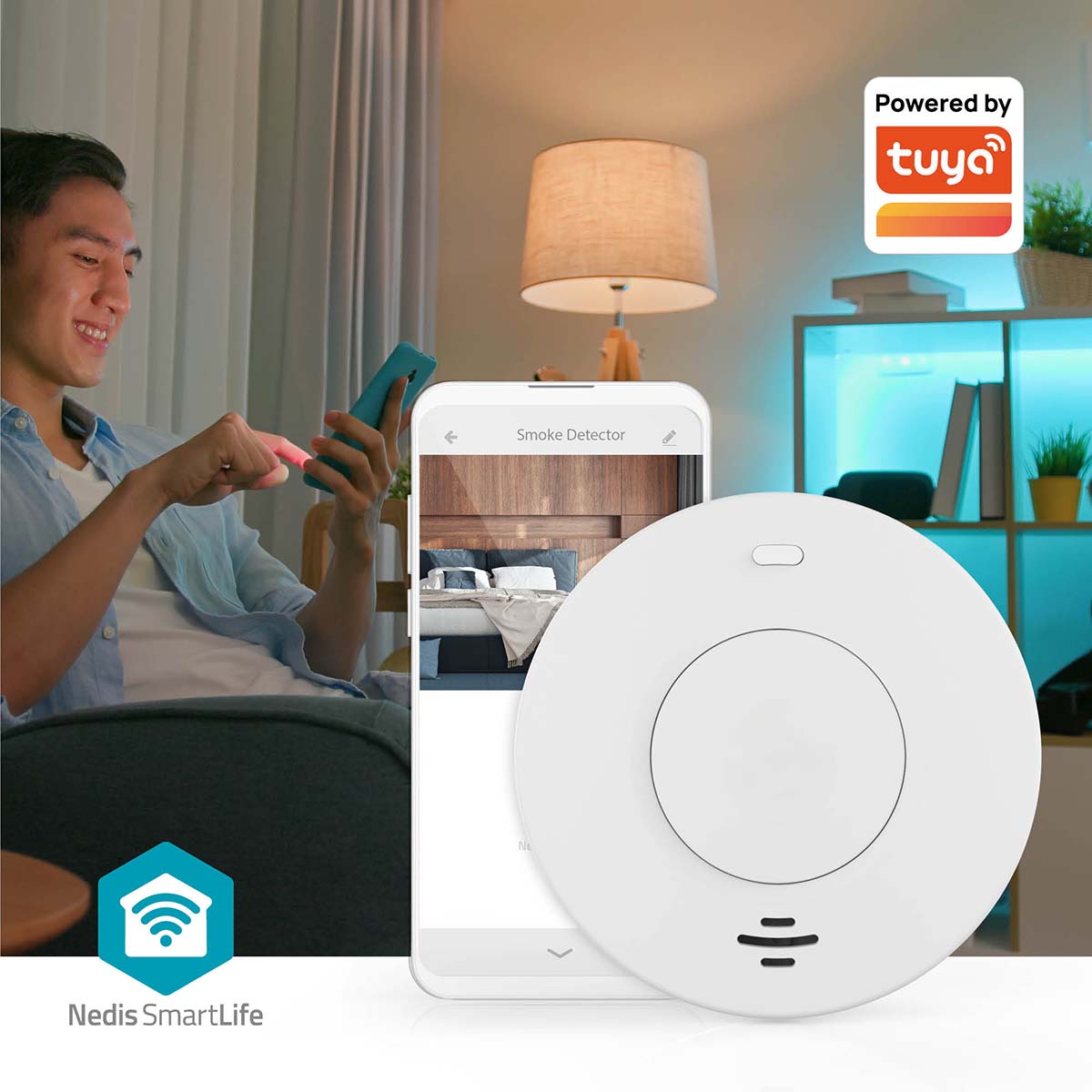 Nedis SmartLife Palovaroitin | Wi-Fi | Paristokäyttöinen