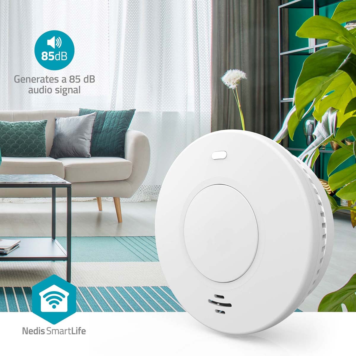 Nedis SmartLife Palovaroitin | Wi-Fi | Paristokäyttöinen