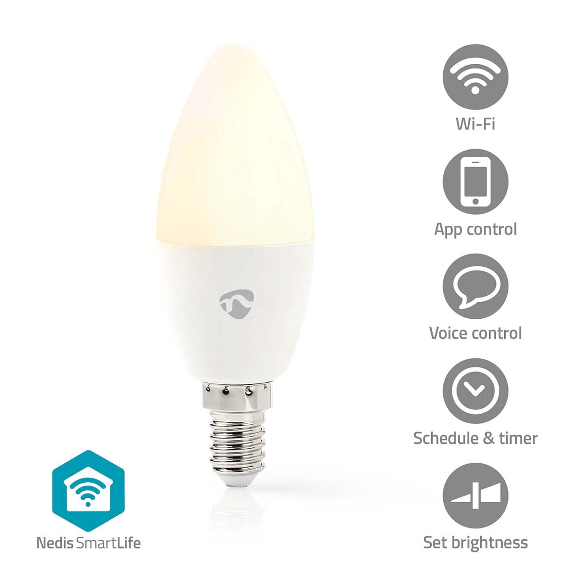 Nedis SmartLife RGB Lamppu | Wi-Fi | E14 | 470 lm