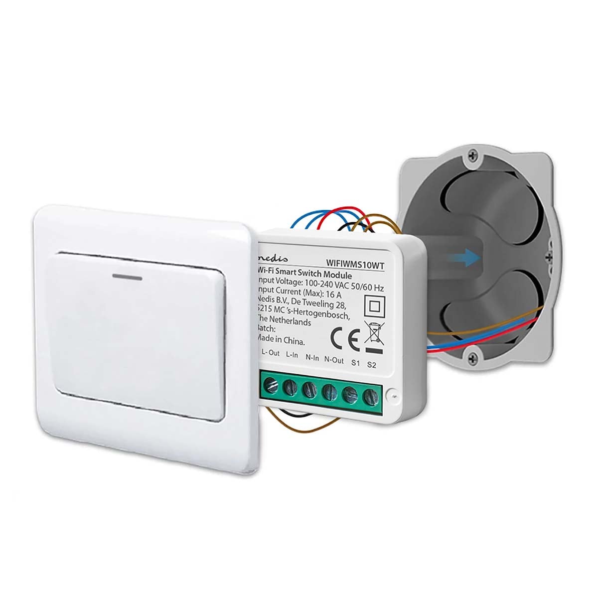 Nedis SmartLife Virtakytkin | Wi-Fi