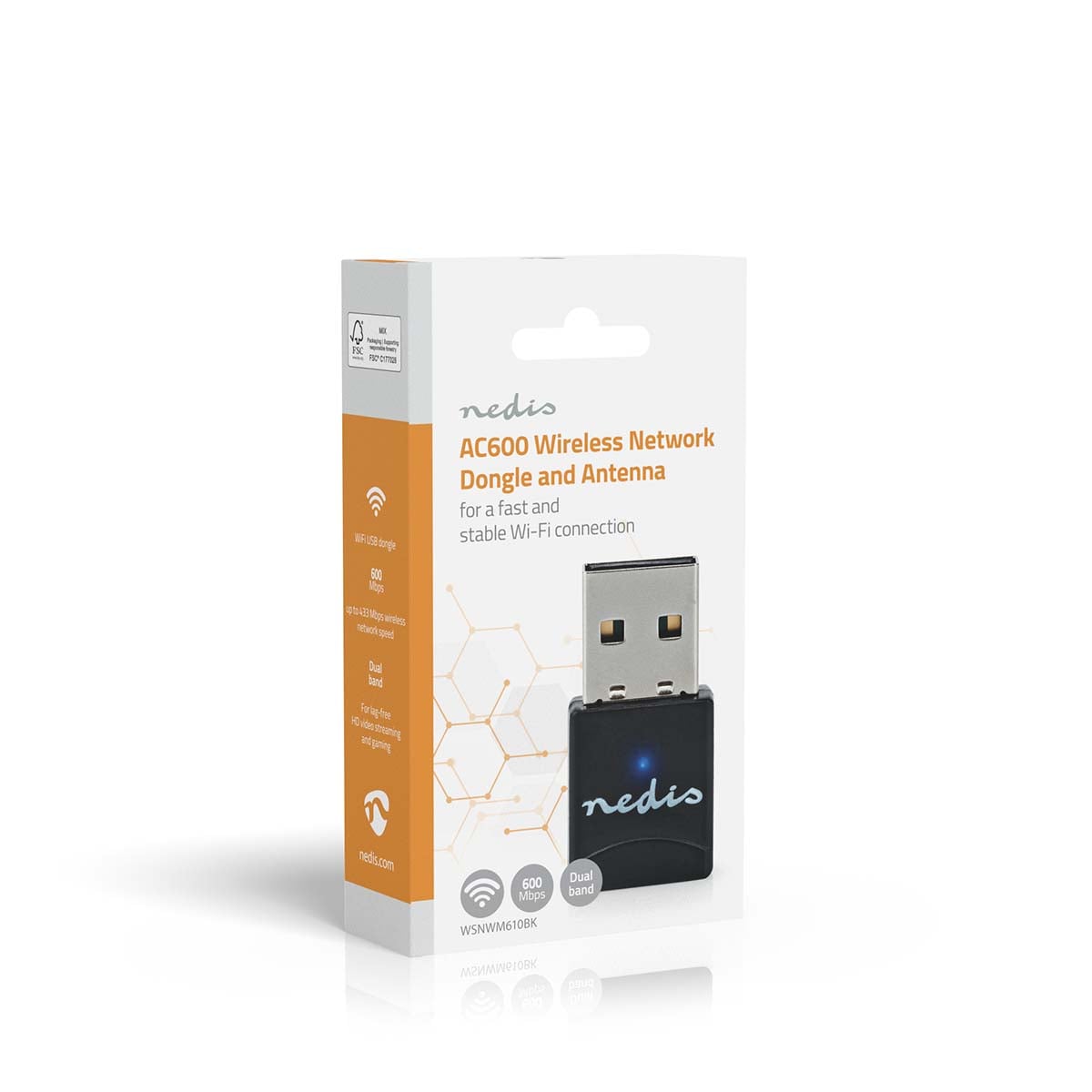 Nedis WiFi sovitin | AC600 | 2.4/5 ghz