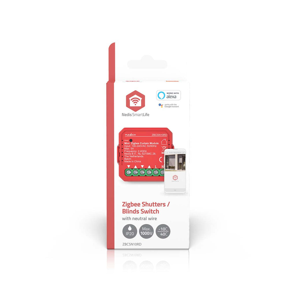 SmartLife Virtakytkin | Zigbee 3.0 | 1000 w | Terminaaliliitin | Sovellus saatavana kohteeseen: Android™ / ios