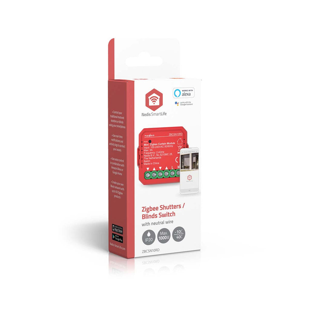 SmartLife Virtakytkin | Zigbee 3.0 | 1000 w | Terminaaliliitin | Sovellus saatavana kohteeseen: Android™ / ios