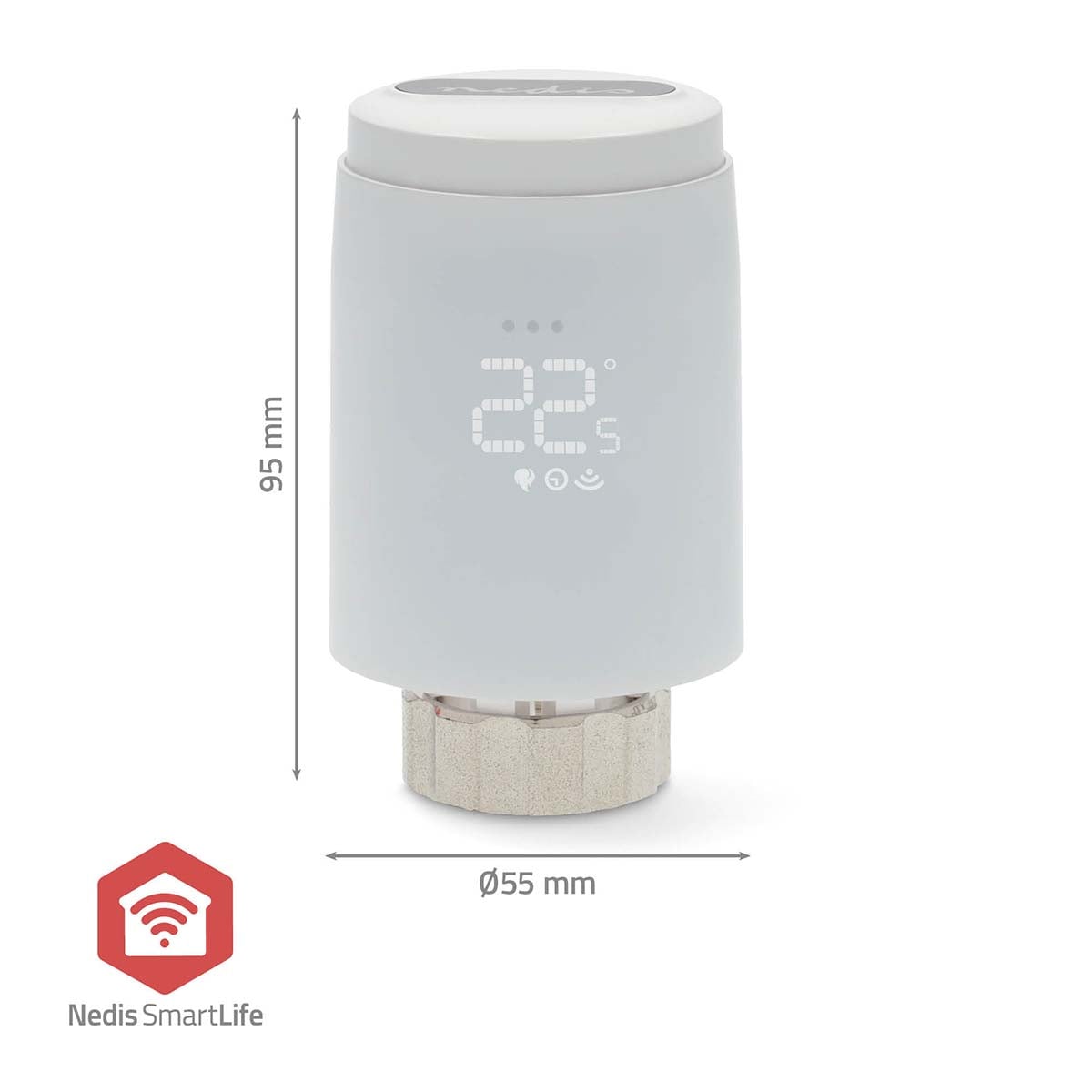 Nedis SmartLife Patteritermostaatti