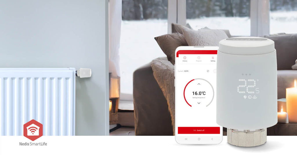 Nedis SmartLife Patteritermostaatti