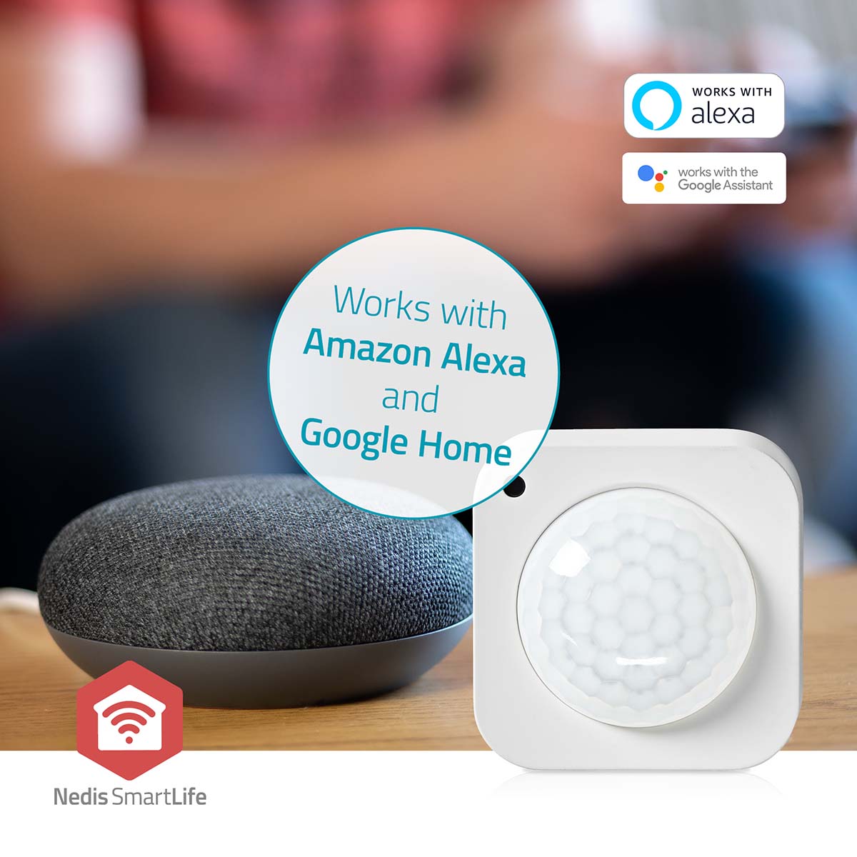 Nedis SmartLife Liiketunnistin | Zigbee 3.0